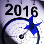2016 Target Means Business Plan Forecast Stock Photo