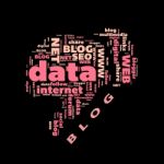 Word Cloud Of The Blog Stock Photo