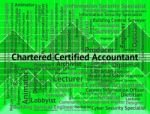 Chartered Certified Accountant Means Balancing The Books And Acc Stock Photo