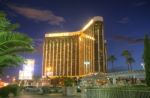 Las Vegas - Feb 3: Sunset View Of Mandalay Bay Hotel And Casino Stock Photo
