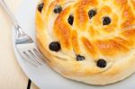 Blueberry Bread Cake Dessert Stock Photo