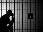 Copyspace Jail Represents Take Into Custody And Blank Stock Photo
