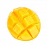 Yellow Mango Isolated On The White Background Stock Photo