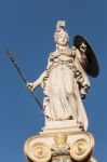 Classic Athena Statue Stock Photo