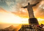 Jesus Christ Over Rio De Janeiro Stock Photo
