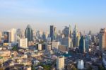 Bangkok Thailand -april21  : Top View Bangkok Capital Of Thailan Stock Photo