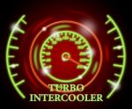 Turbo Intercooler Indicates High Speed And Boost Stock Photo