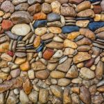 Sea Stones Pebble Texture Background Stock Photo