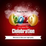 Starting New Year Celebration In Realistic Illustration Stock Photo