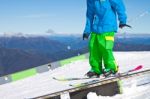 Skier Stock Photo