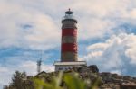 Cape Moreton Lighthouse On The North Part Of Moreton Island Stock Photo