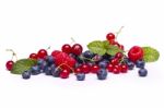 Tasty Mix Of Berries Stock Photo