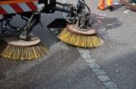 Street Sweeper Machine/car Stock Photo