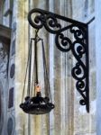 Artificial Candle In The Basilica St Seurin In Bordeaux Stock Photo