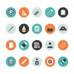 Outline Stationery Icon Stock Photo