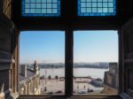 View From Porte Cailhau (palace Gate) In Bordeaux Stock Photo