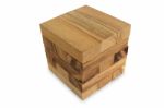Cubic Wood Stock Photo