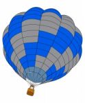 Hot Air Balloon Illustration Isolated Stock Photo