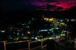 View Point Bay Koh Phi Phi Don On Sunset In Andaman Sea, Phi Phi Stock Photo