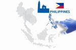 3d Finger Touch On Display Philippines Map And Flag Stock Photo