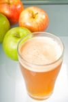 Fresh Apple Juice Stock Photo