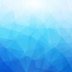 Blue And White Polygonal Mosaic Background Stock Photo