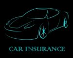 Car Insurance Indicates Coverage Vehicle And Auto Stock Photo