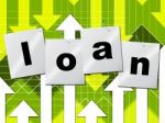 Borrow Loans Means Funding Borrows And Borrowing Stock Photo