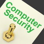 Computer Security Switch  Stock Photo