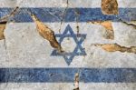 Grunge Flag Of Israel Stock Photo