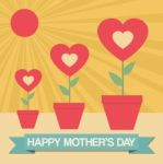 Happy Mother's Day Card Stock Photo