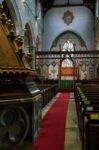 East Grinstead,  West Sussex/uk - August 18 :  Main Altar In St Stock Photo