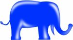Republican Elephant Mascot Stock Photo