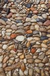 Sea Stones Pebble Texture Background Stock Photo