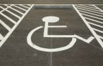 Handicapped Parking Space Stock Photo