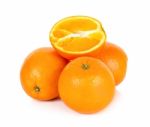 Orange Fruit Isolated Stock Photo