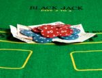Poker Chips And Bills Stock Photo