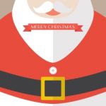 Santa Claus Coat Merry Christmas Stock Photo