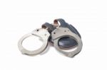 Handcuffs Isolated In White Stock Photo