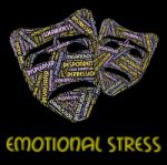 Emotional Stress Represents Heart Breaking And Emotions Stock Photo