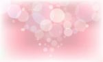 Pink Background Bokeh Pastel Style Stock Photo