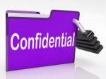 Confidential Security Means Restricted Organize And Confidential Stock Photo