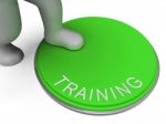 Switch Training Indicates Learn Education And Button Stock Photo