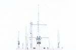 Telecommunications Antenna For Radio Stock Photo