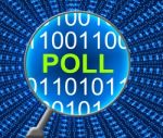 Online Poll Shows Technology Digital And Data Stock Photo