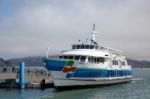 Sausalito, California/usa - August 6 : Ferry From Sausalito To S Stock Photo