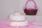 Sweet Girl Cake Stock Photo