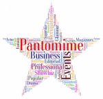Pantomime Star Represents Stage Theaters And Dramas Stock Photo