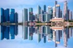 Singapore - Feb 11 , 2017 : Singapore Cityscape  In Singapore Stock Photo