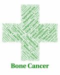 Bone Cancer Represents Poor Health And Afflictions Stock Photo